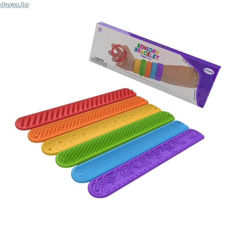dusur9 Descompressão Brinquedo Sensorial Pulseira Estresse Para Mão Relaxar