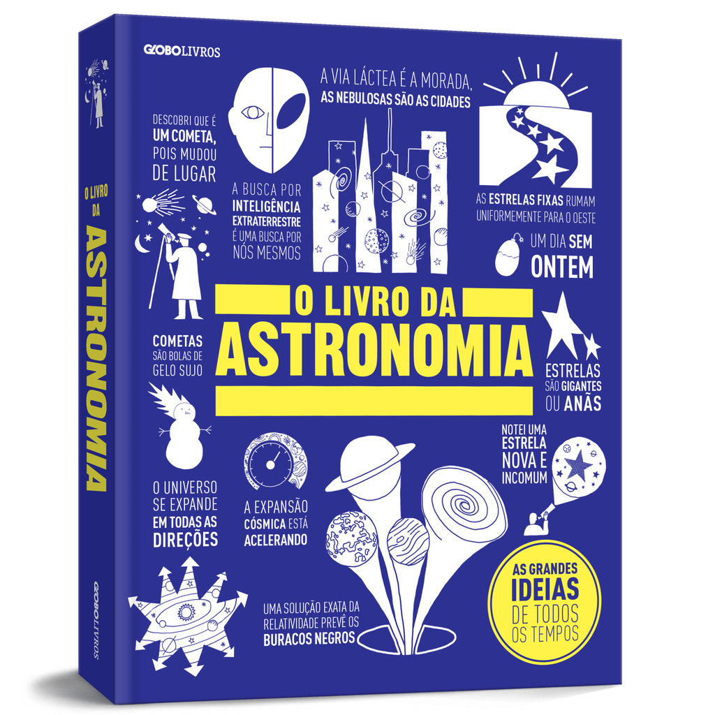Livro O livro da astronomia - Capa Dura
