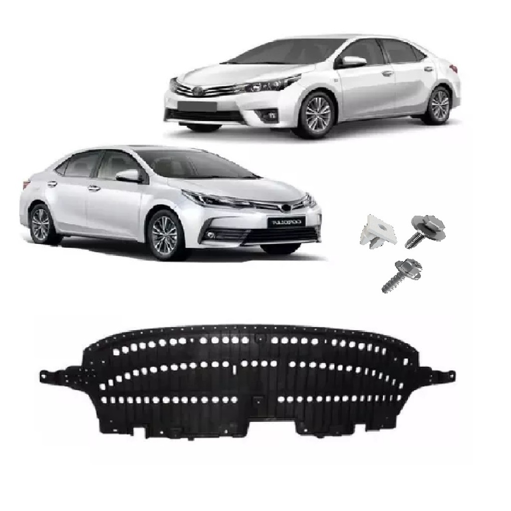 DEFLETOR INFERIOR PARACHOQUE COROLLA 2015 A 2019 C/ GRAMPOS