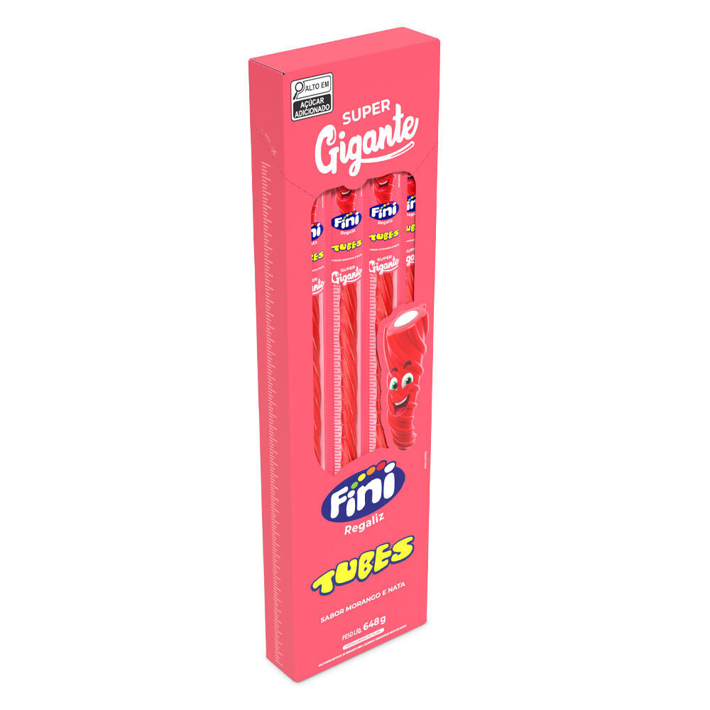 Fini Tubes Morango 24 unidades de 27g