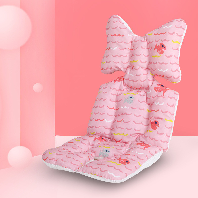 Almofada de algodão para carrinho de bebê, carrinho de bebê tipo guarda-chuva totalmente em algodão, cadeira alta infant