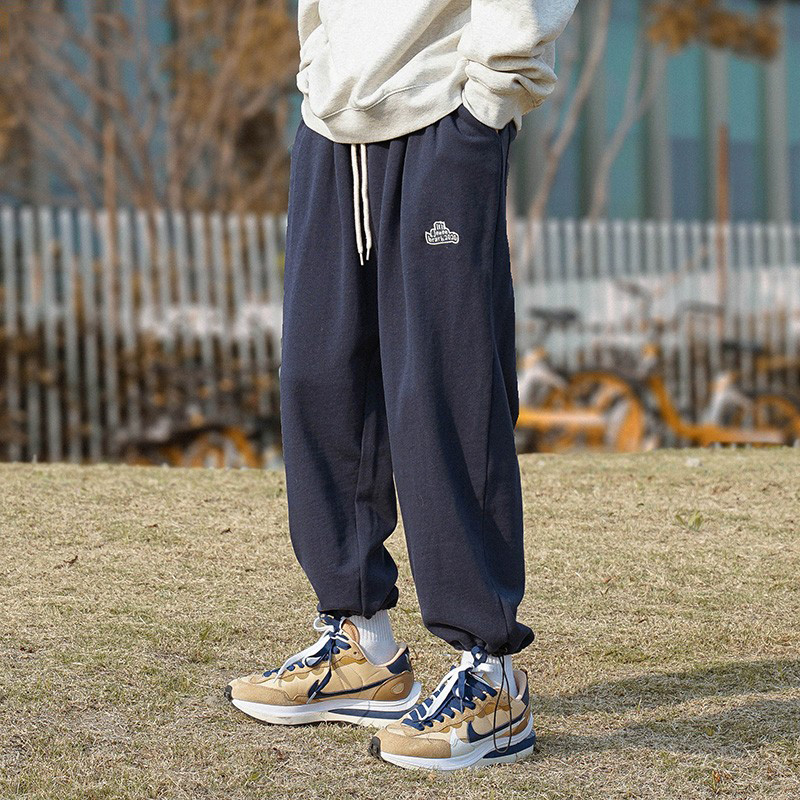 Calça De Moletom Masculina 2022 primavera novo estilo americano Retro High Street ins na moda calças esportivas All-Match solt