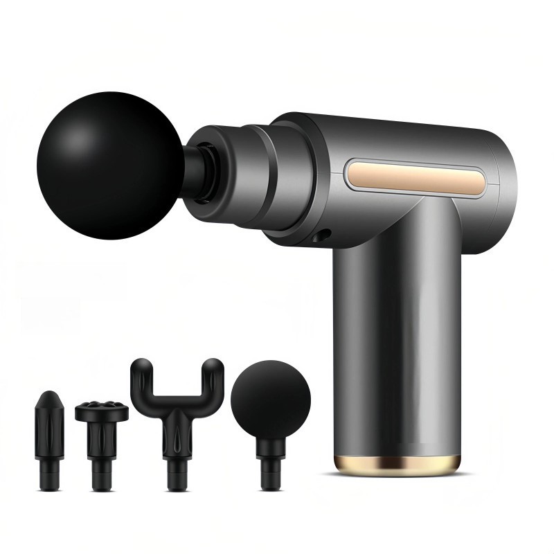 Pistola Massageadora Profissional Alta Frequência Massageador Muscular Liberação Miofascial Academia Recovery