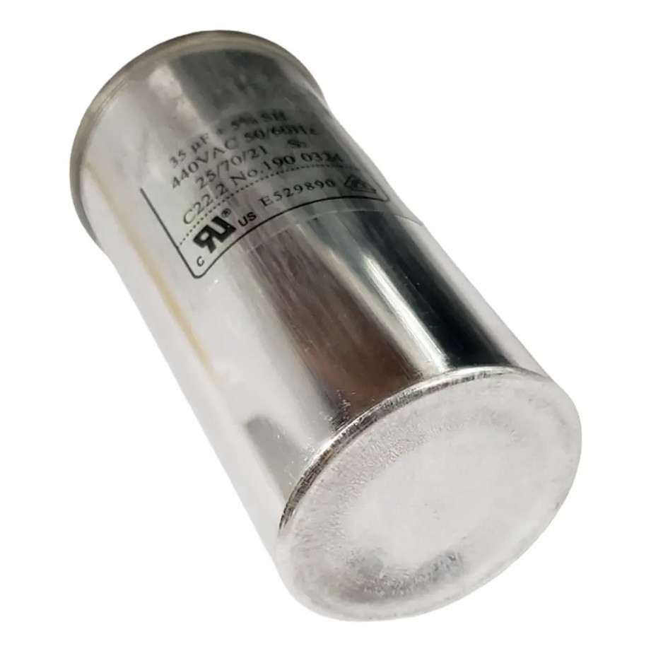 Capacitor Permanente De Alumínio Com Terminal 35uf - 400v