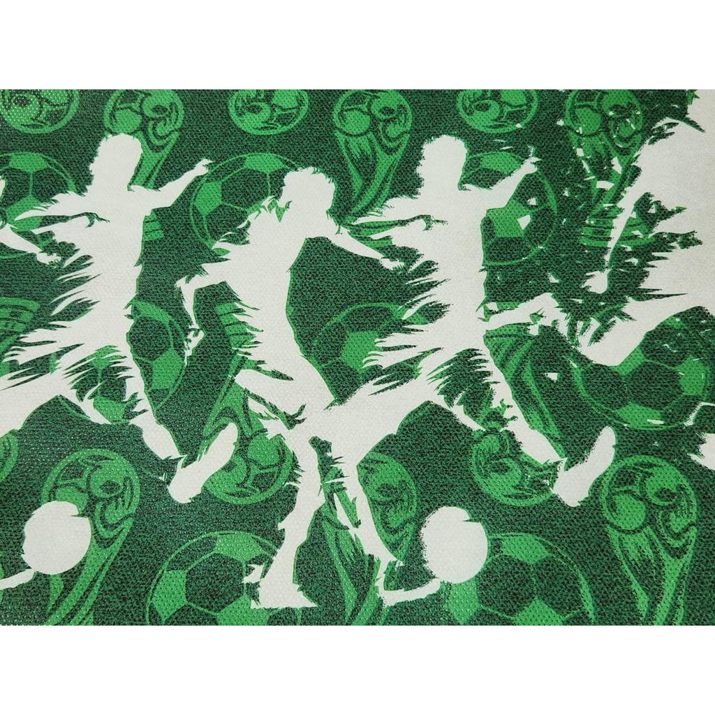 TNT Estampado Toalha Taça e Campo de Futebol – 1m x 1,40m Decoração Festa de Futebol e Copa