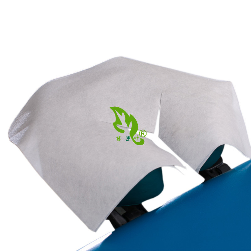 Toalha descartável com buraco, travesseiro para rosto, salão de beleza, junta de rosto deitado, cama de beleza, massagem