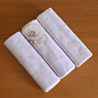 Kit 3 Cueiros 80 cm x 80 cm Bublim Sonhos em Oferta na Shopee