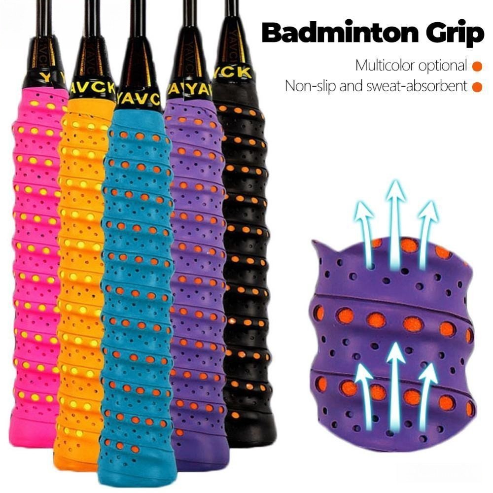 Fita Antiderrapante Badminton Grip Tennis Overgrip Adesiva Esportiva Para A Cana De Pesca Squash Padel Racket C3Z6