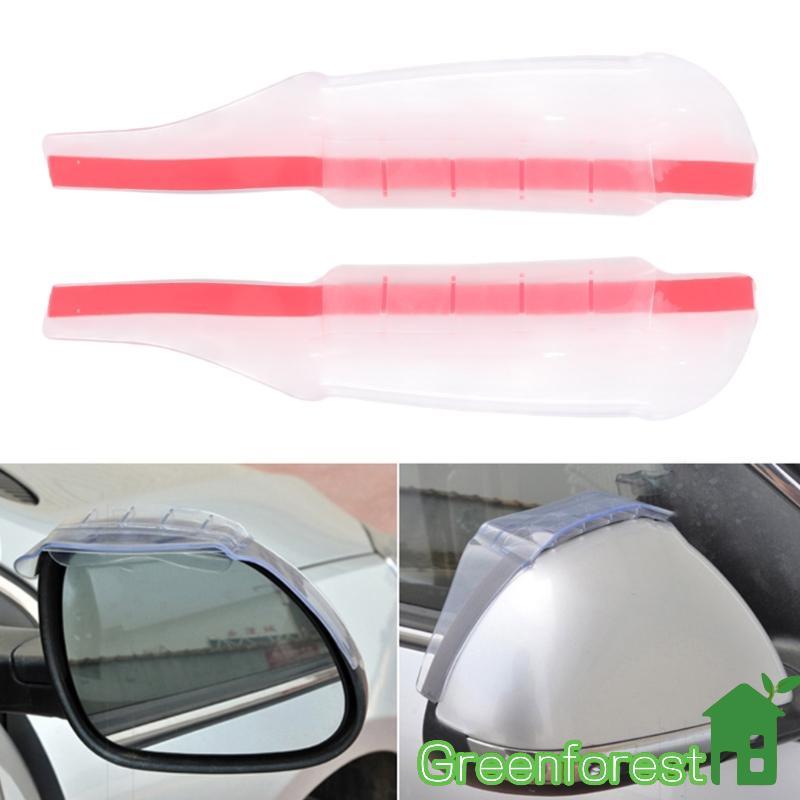 greenfor Materiais PVC Espelho Retrovisor Viseiras Defletor Capa Ofertas Universais Melhoradas Claro Chuv