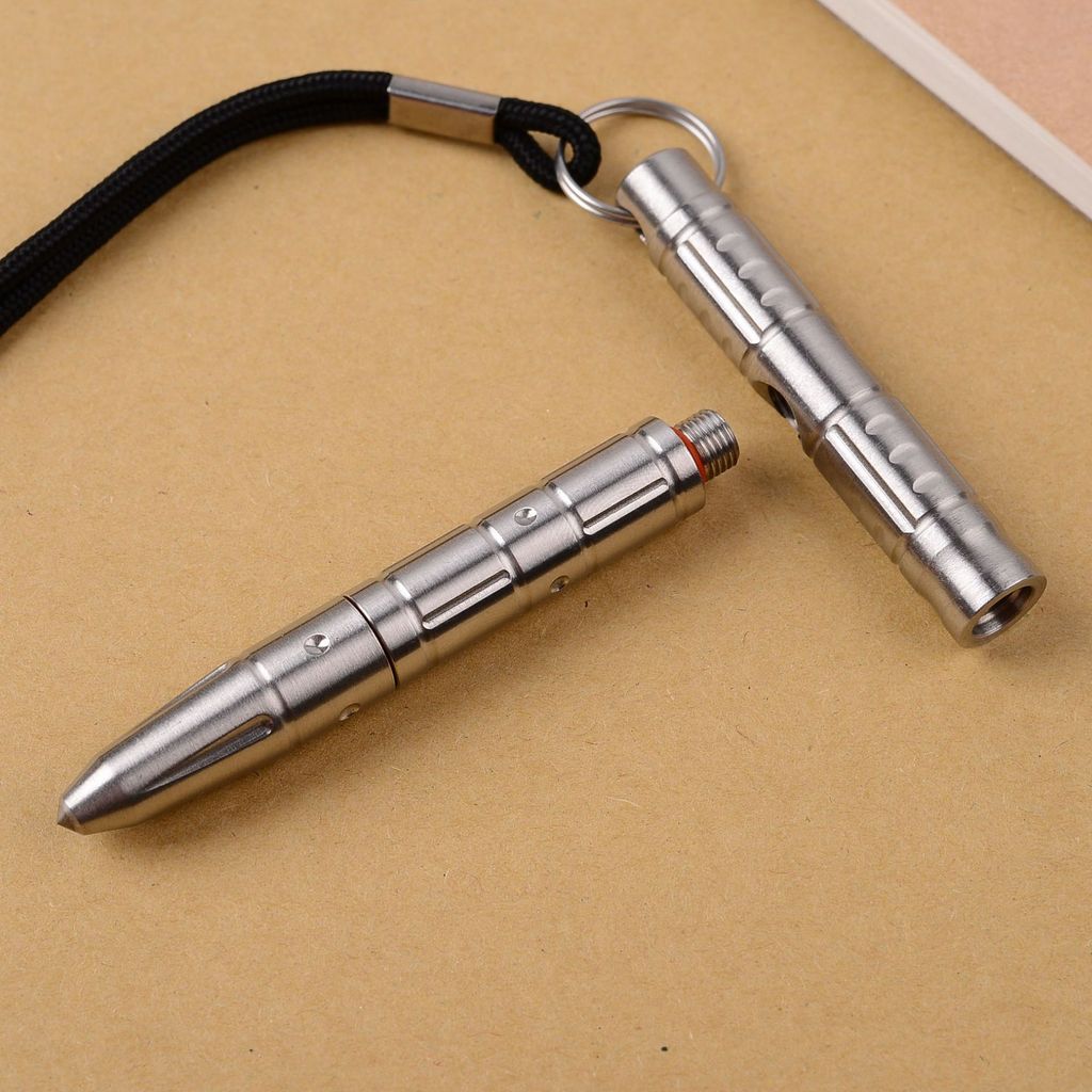 Caneta tática portátil de emergência, cabeça de aço de tungstênio, disjuntor de janela, transformação ao ar livre, canet