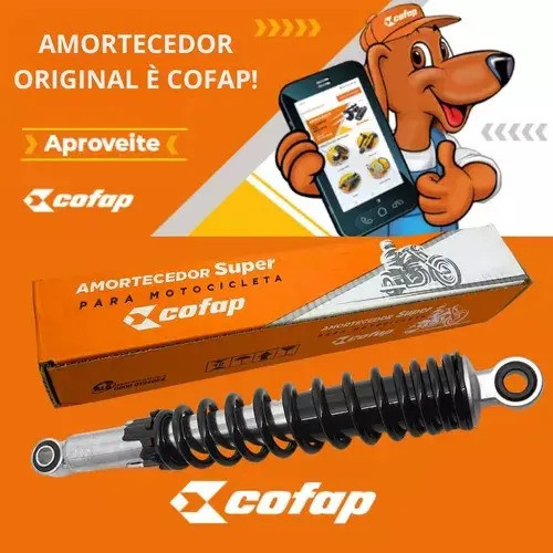 Amortecedor Traseiro Cofap Cg 150 Cg 160 2004 2005 A 2021 Todos Os Modelos