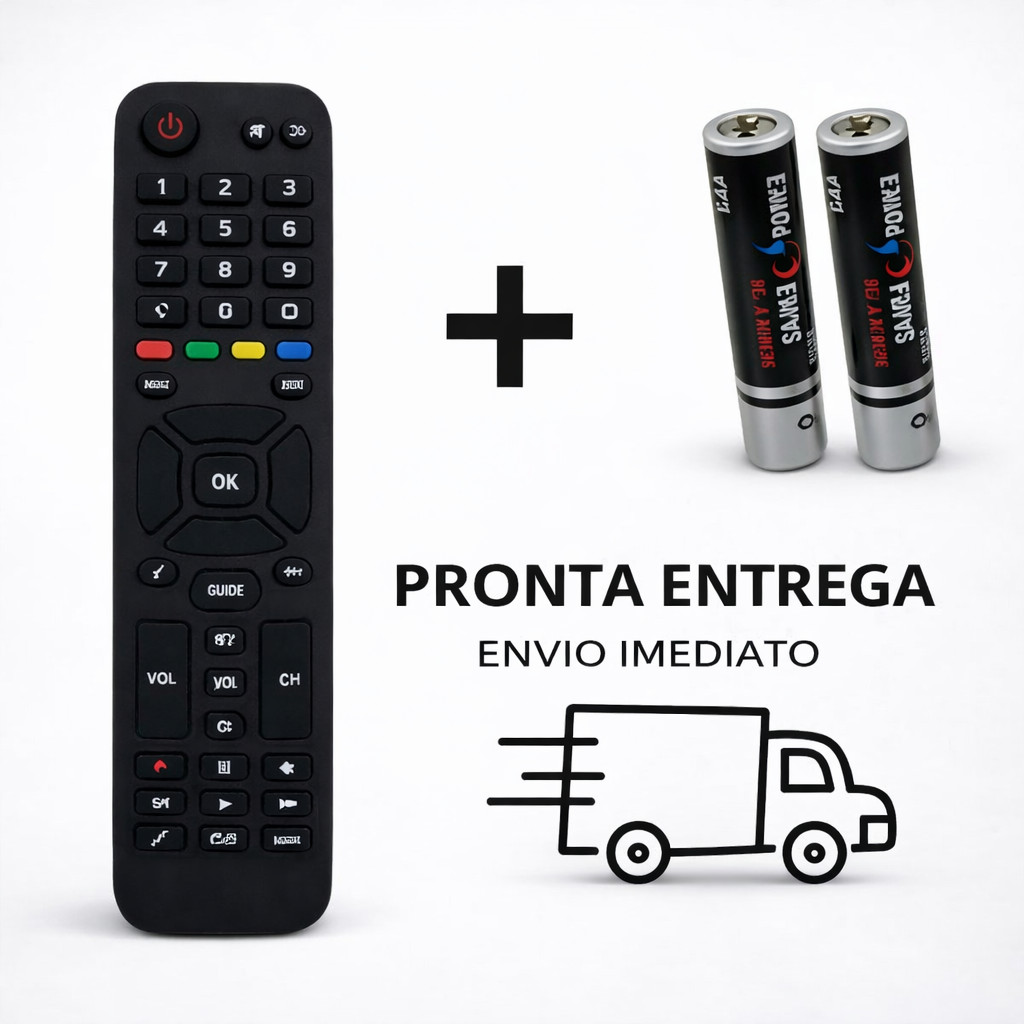 Controle Remoto Compativel Com Receptor Atto Net 5 HD