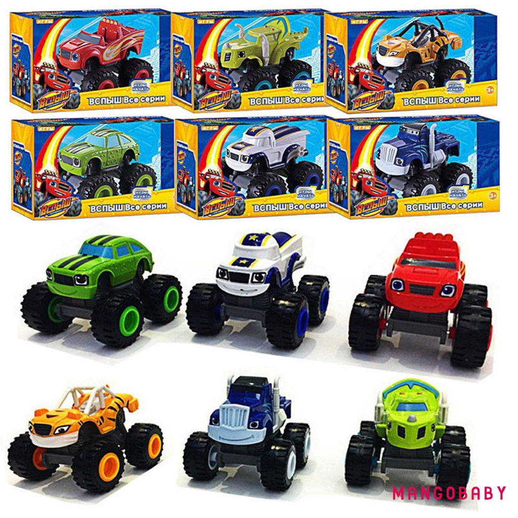 ☞ MG-Nickelodeon Blaze E Monster Machines Super Stunts Kids Carro De Brinquedo