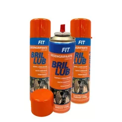 KIT 3 UN DESENGRIPANTE ANTIFERRUGEM BRIL LUB LUBRIFICANTE MULTIUSO SPRAY AUTOMOTIVO E INDUSTRIAL