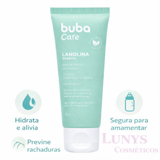 Pomada Lanolina Vegetal  Buba Care Para Amamentação Rachaduras Seios Hidratante Mamilos 30g em Oferta na Shopee