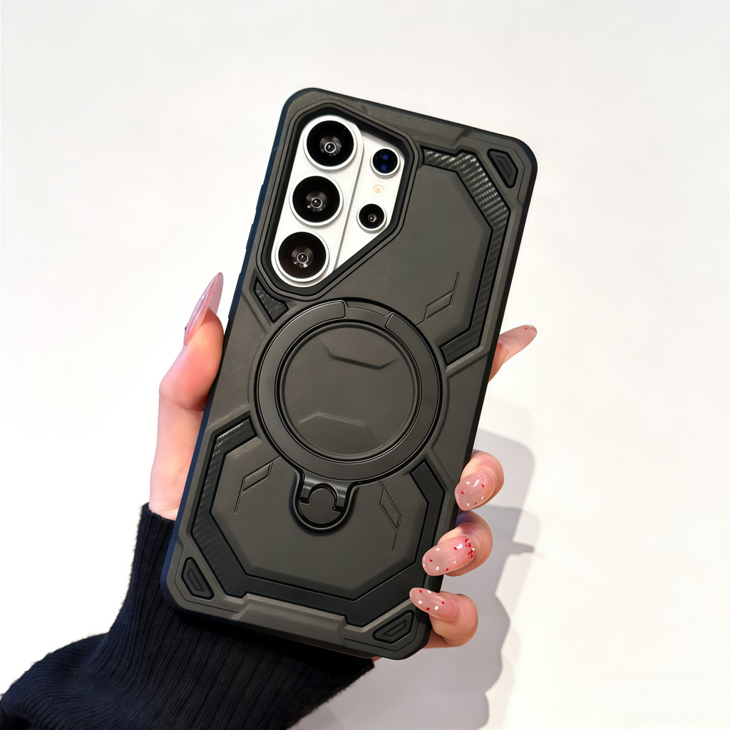 Capa para celular à prova de choque com suporte para Samsung Galaxy S26 S24 S25