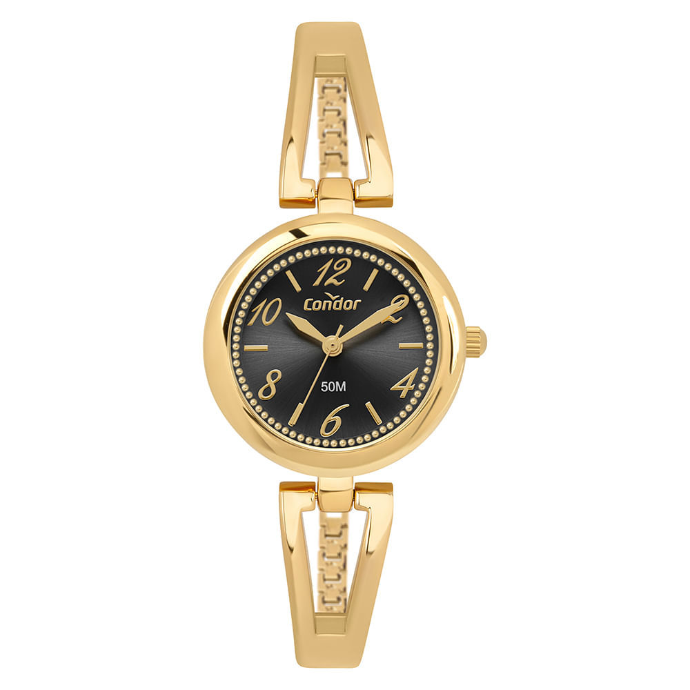Relógio Condor Feminino Bracelete Dourado - CO2035NKC/4P