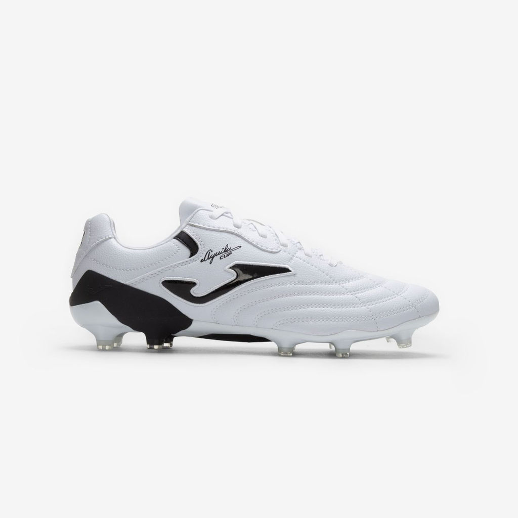 Chuteira de Campo Joma Aguila Cup Branco  e Preto