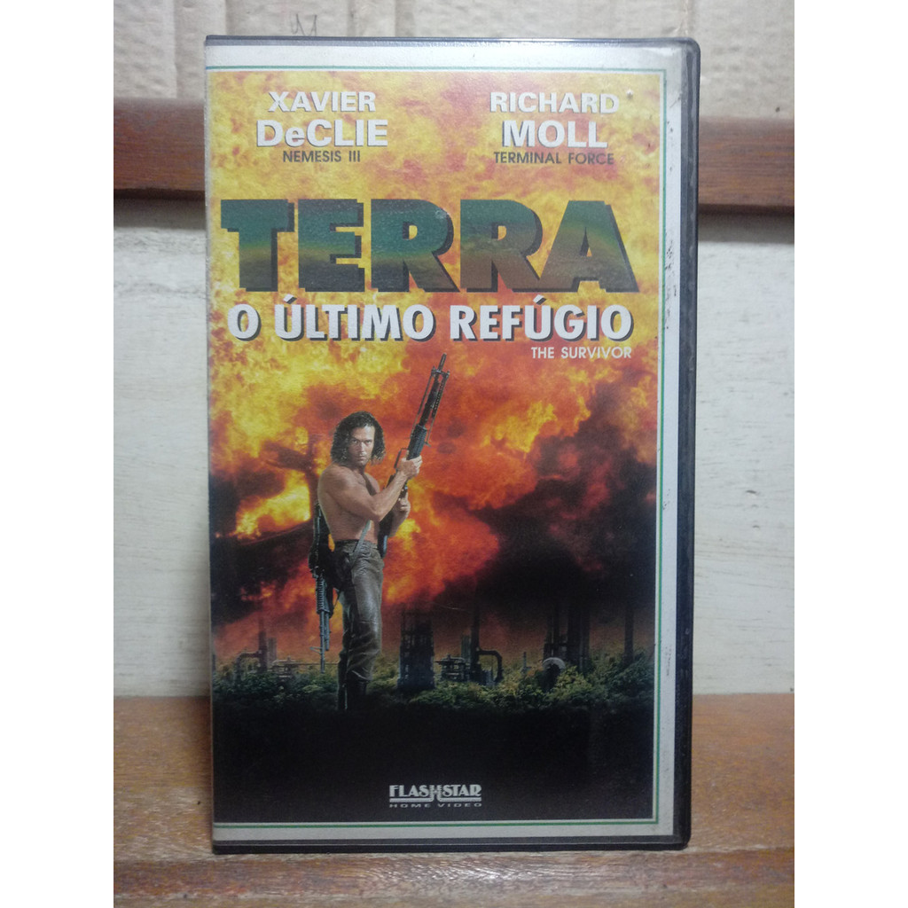 Vhs Terra O Ultimo Refúgio - Xavier De Clie - Richard Moll
