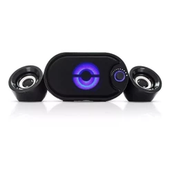 Caixa de Som Subwoofer 2.1 Knup KP-6018BH Bluetooth USB e SD
