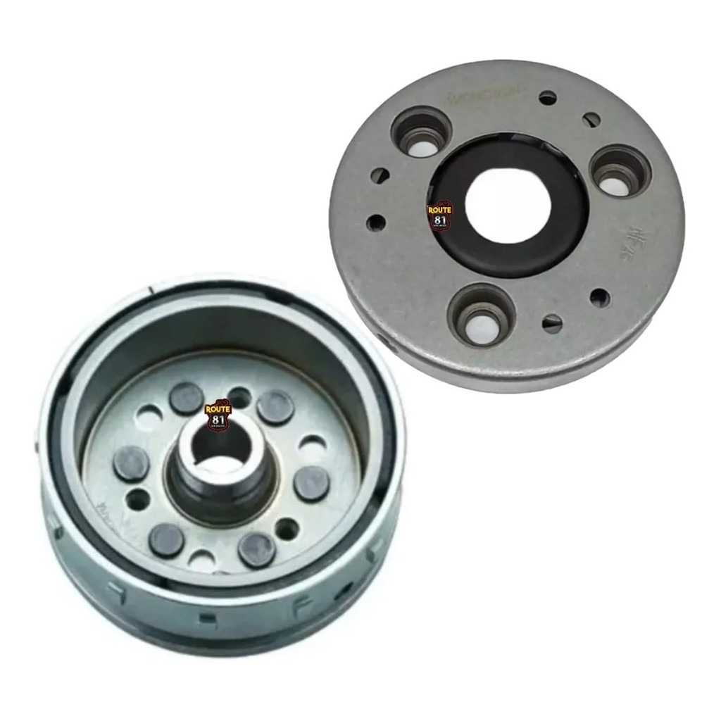 Kit Volante, Placa  E Motor Partida Xtz 125 E 06/10 Cod.9077