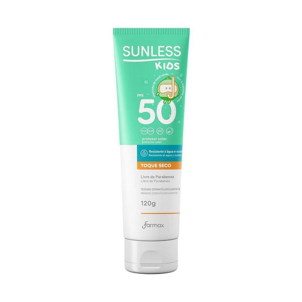 Protetor Solar Kids FPS 50 Sunless 120g