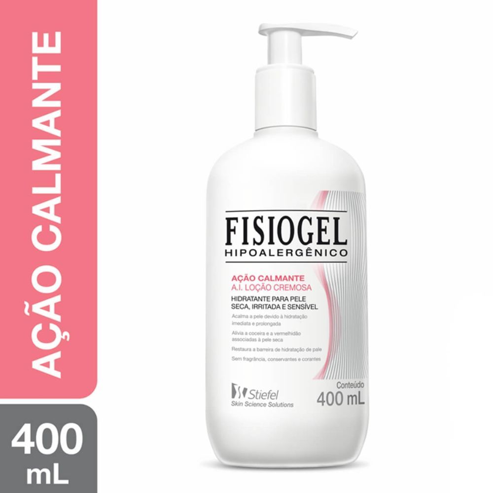 Detalhes do Kit Hidratante Corporal Fisiogel A.I. Ação Calmante 2 unidades 400ml Cada