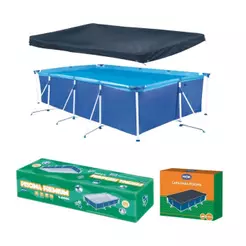 Piscina Retangular 5000 Litros Estruturada Premium com Capa Mor
