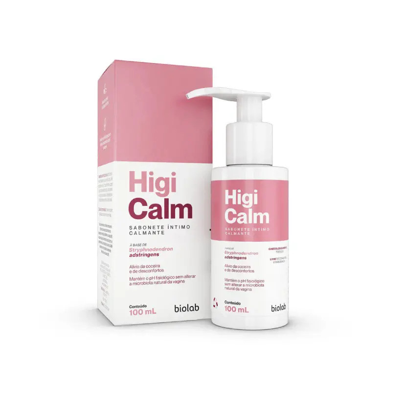 Higicalm Sabonete Intimo Calmante Feminino 100ml Uso Diario em Oferta na Shopee