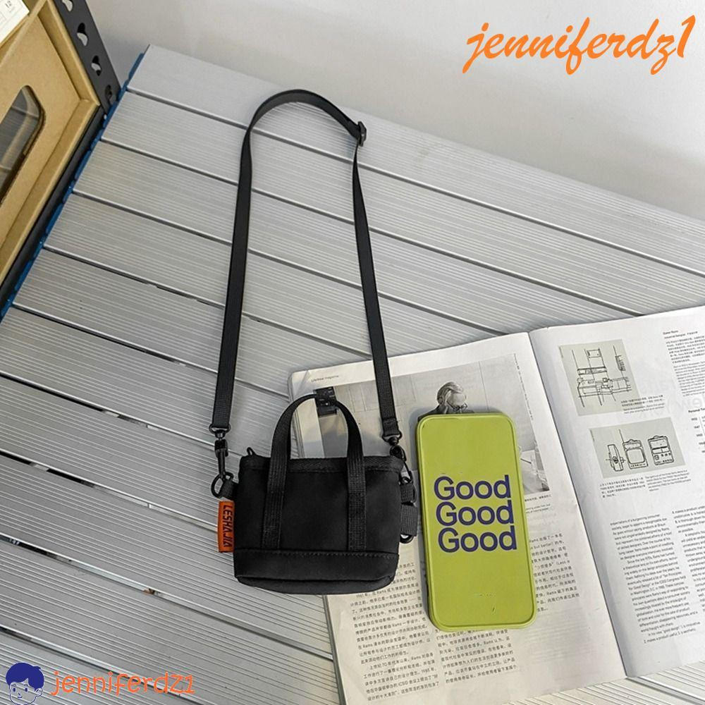 JENNIFERDZ1 Pingente De Bolsa De Moedas De Nylon , Carteira Masculina Portátil Estilo Coreano , Chaveiro Mini Crossbody