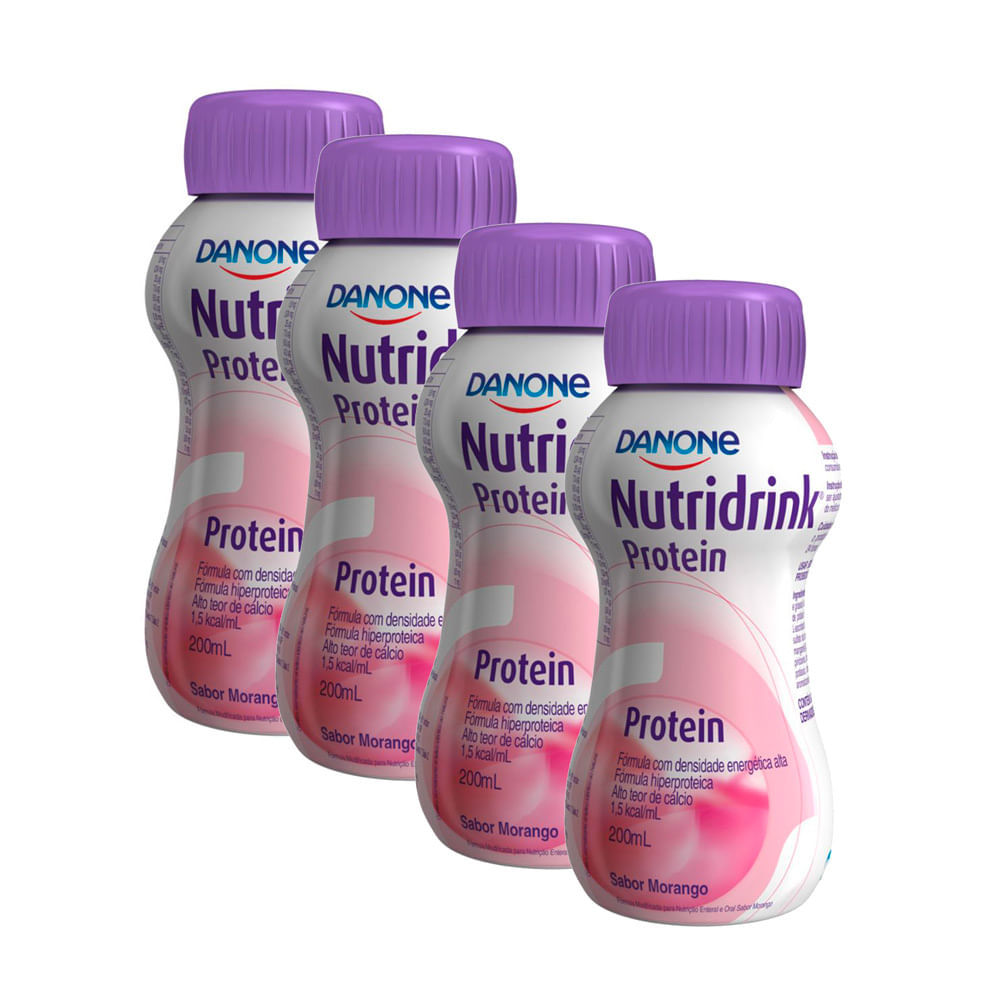 Kit 4 Nutridrink Protein Morango 200ml em Oferta na Shopee