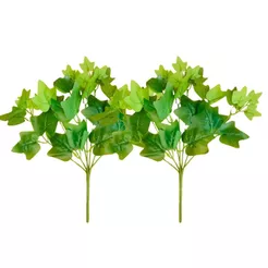 Kit 2 Buquê Folhagem Complemento Planta Artificial Premium