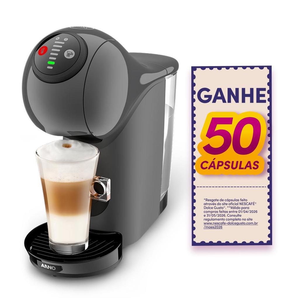 Cafeteira Nescafe Dolce Gusto Genio S Basic Grafite Automática 220v