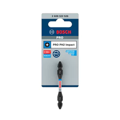 Bits Phillips 65mm PH2 Ponta Dupla Pro Impact Bosch 2608522526