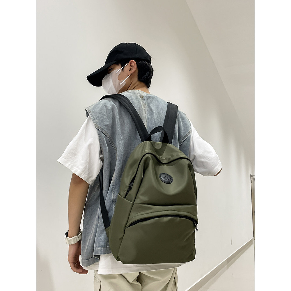 Mochila feminina 2024 novo estilo moda All-Match pequena mochila luz viagem lazer estudante universitário mochila simple