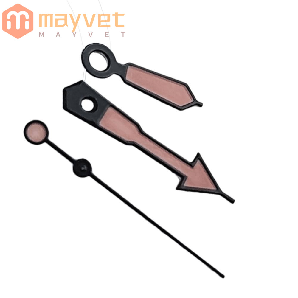 MAYVET Night Light Watch Hands , Acessórios De Reparo De Relógio Luminoso De Plástico , Setas Coloridas
