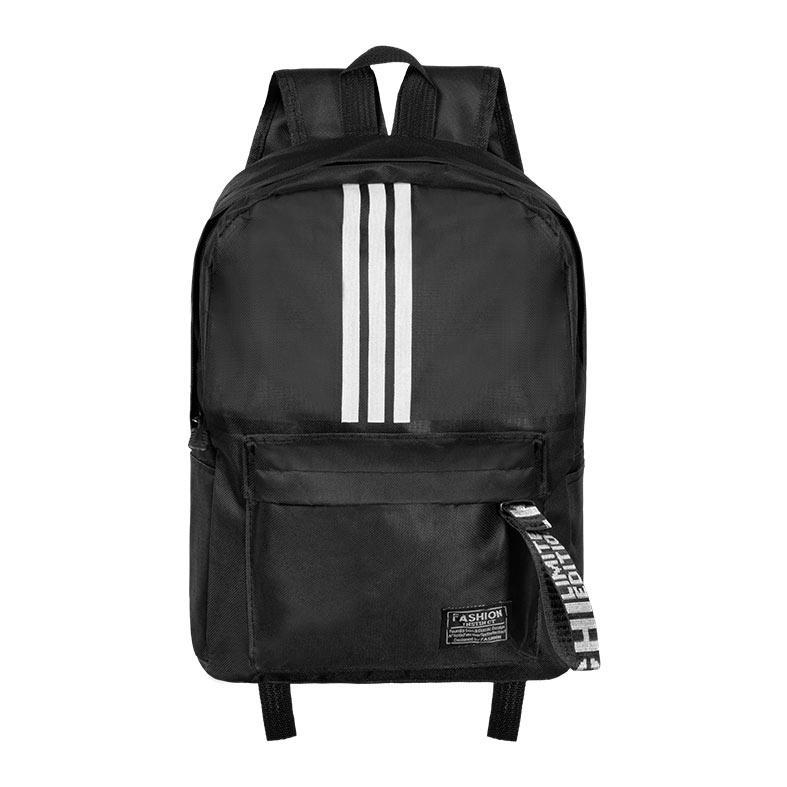 Mochila LTS, Nylon, Preto e Branco, LTS-BPC-2411