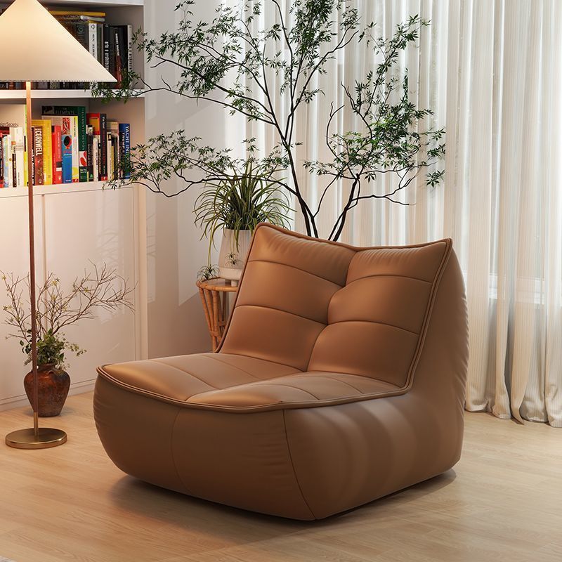 Sofá preguiçoso único Tatami quarto varanda pequeno sofá reclinável pode dormir influenciador Caterpillar feijão saco so