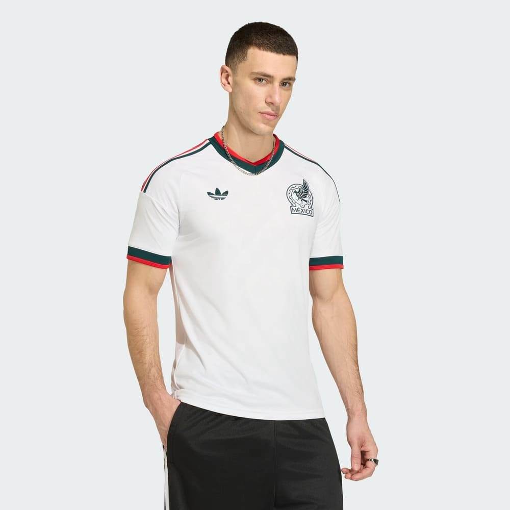 Camisa México II Adidas 2026 Branco Oficial + NF