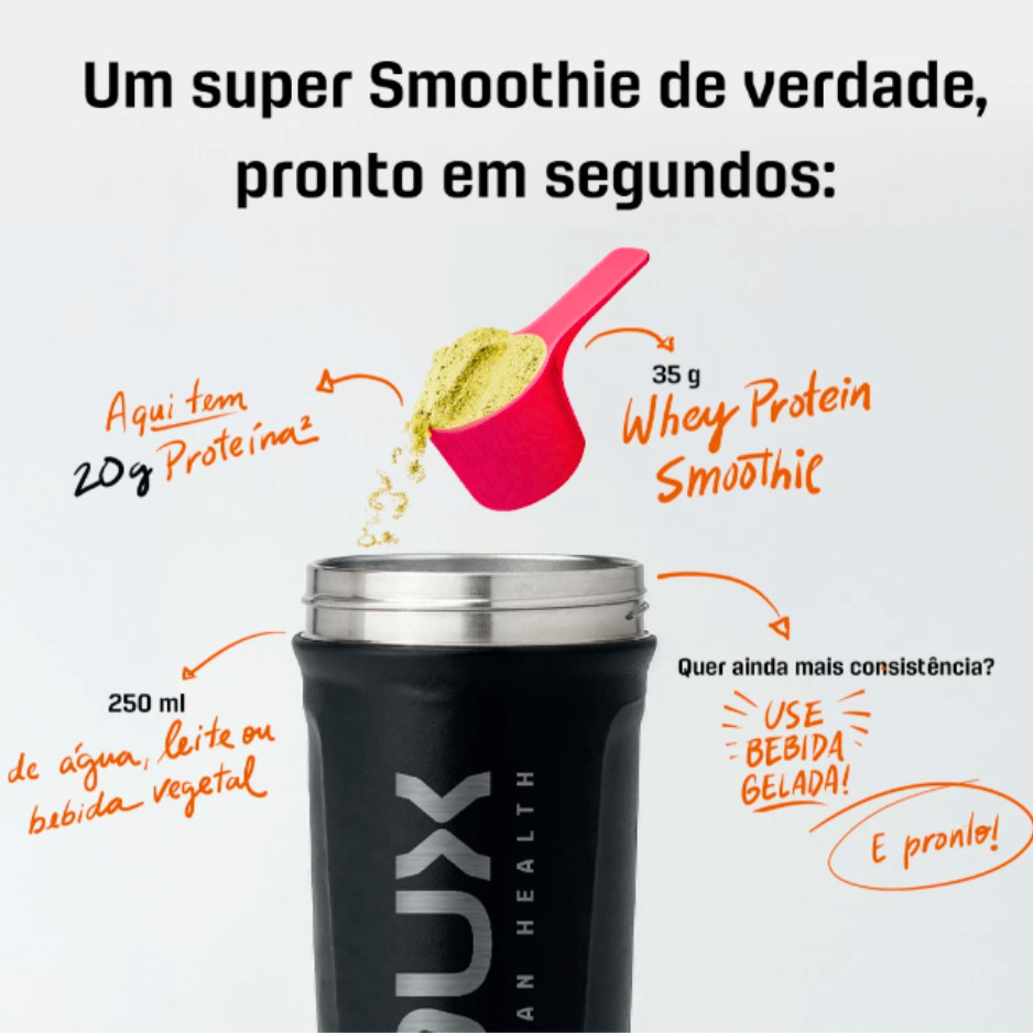 SACHE WHEY PROTEIN SMOOTHIE SABOR SPECULOOS - WPC DUX — imagem 2 de 2