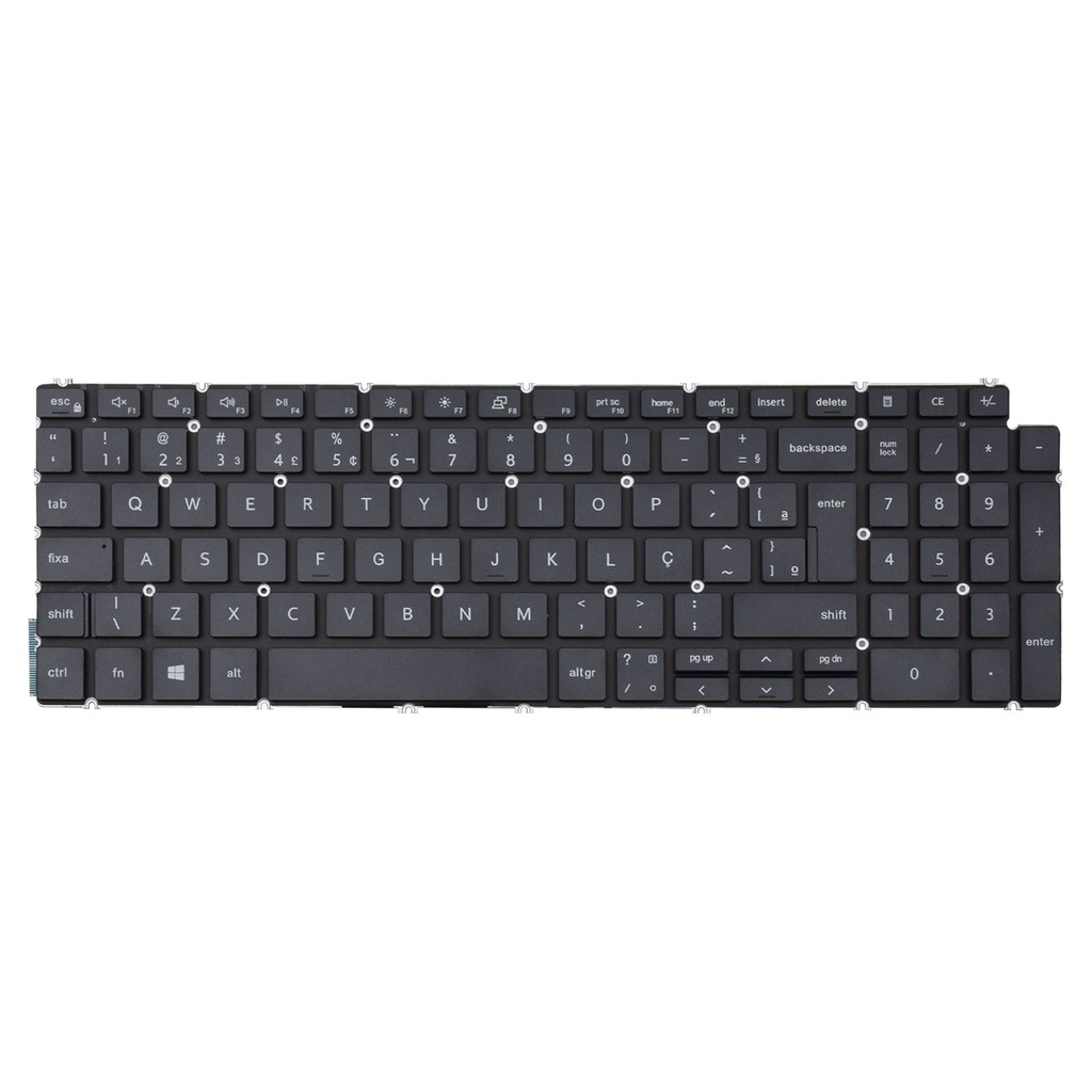 Teclado para Notebook Dell Inspiron 15-3501 Sem Iluminação