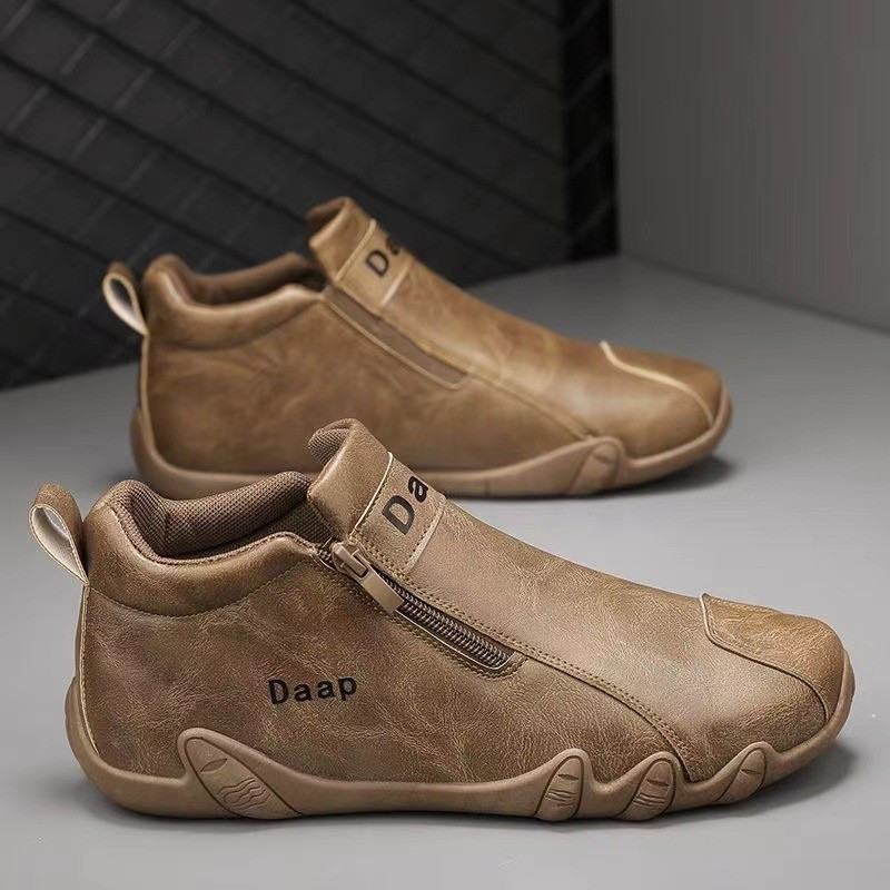 Novos tênis casuais masculinos, respiráveis, com sola grossa, estilo coreano, tênis esportivos masculinos da marca Aumen