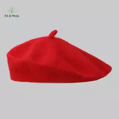 EA & Moda Vintage Feminino Meninas Boina Artista Inverno Quente Simples Chapéu Boné Cabeça Usar Chapéus Para Mulheres Co