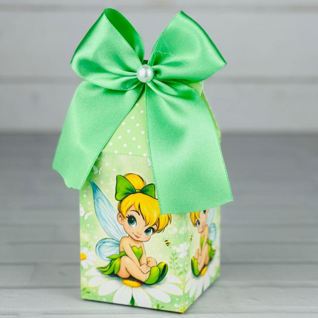 10 Caixa Milk Personalizada Tema Sininho Lembrancinha Festa Infantil Decoração Aniversário
