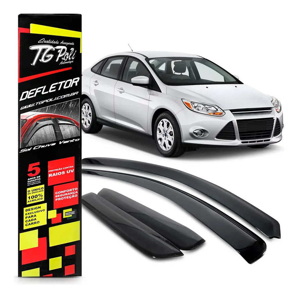 Calha Chuva Defletor Ford Focus 2010 2011 2012 2013 Tg Poli