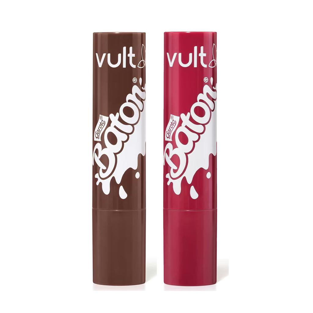 Kit 2 Vult & Baton Gloss Stick Marrom e Malva 2g