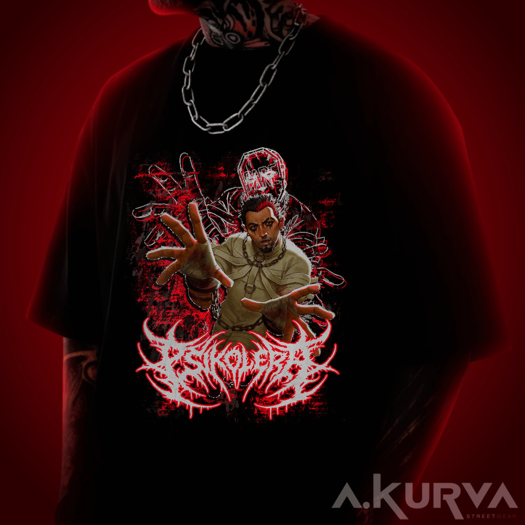 Camiseta Hexatombe Psikolera Caio Elemento Sangue RPG  Paranormal Transtornados Cellbit 100% Algodão