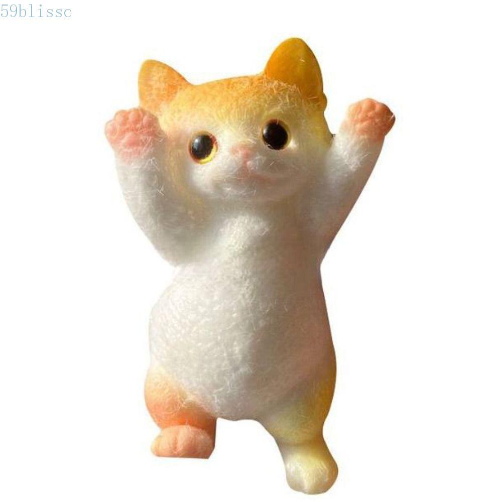 Brinquedo Do Aperto Da Boneca Gato De BLISSC , Brinquedos Simulação Dos Desenhos Animados Animais , Colorido Inquietação
