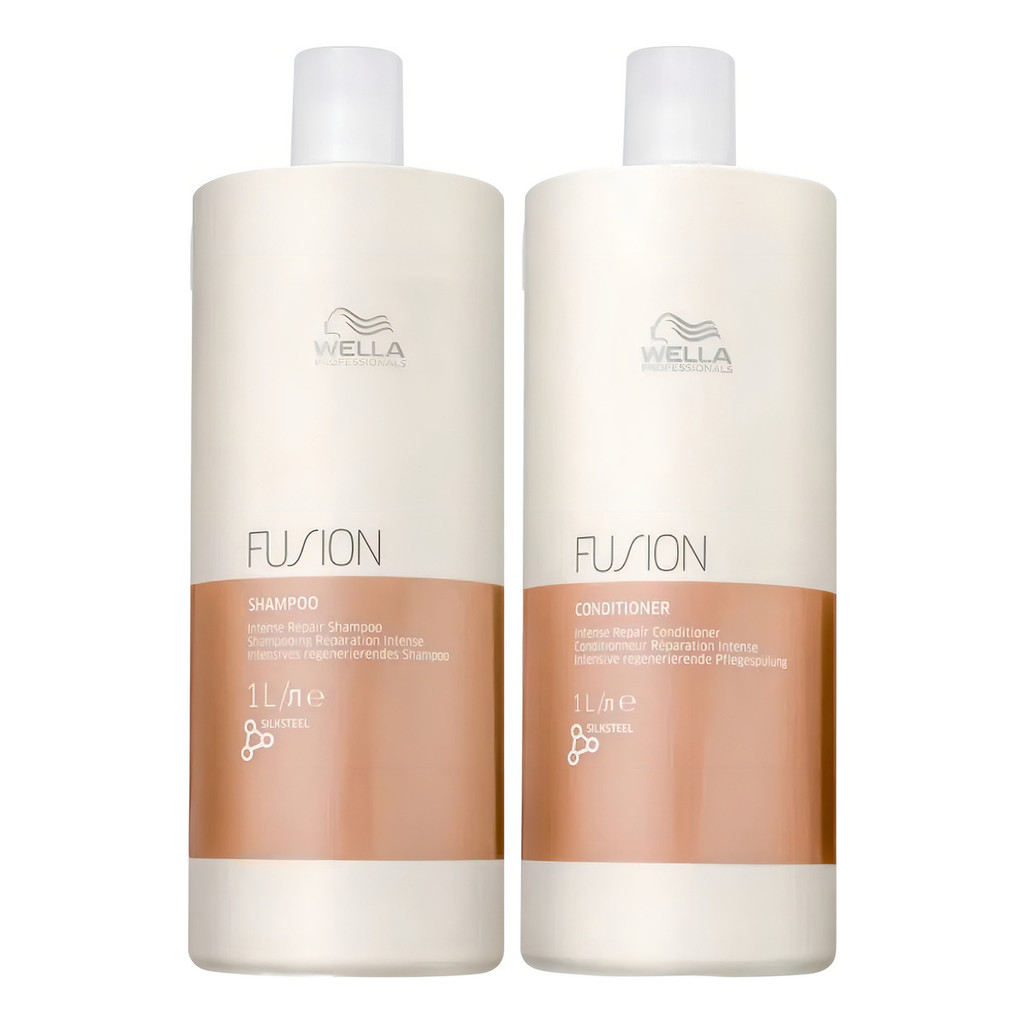 Kit Wella Shampoo E Condicionador Fusion Litro