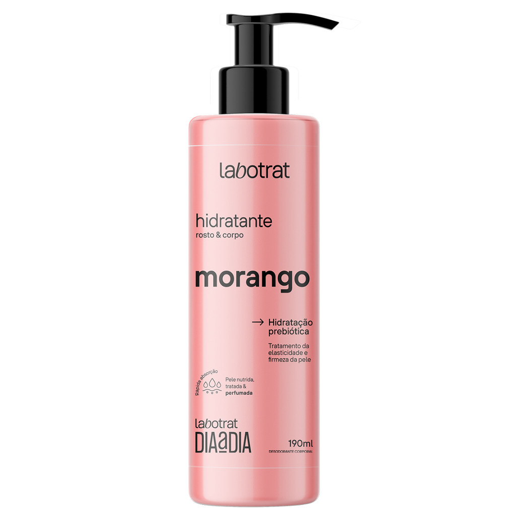 Hidratante corporal Morango Creme nutrição loção pele seca